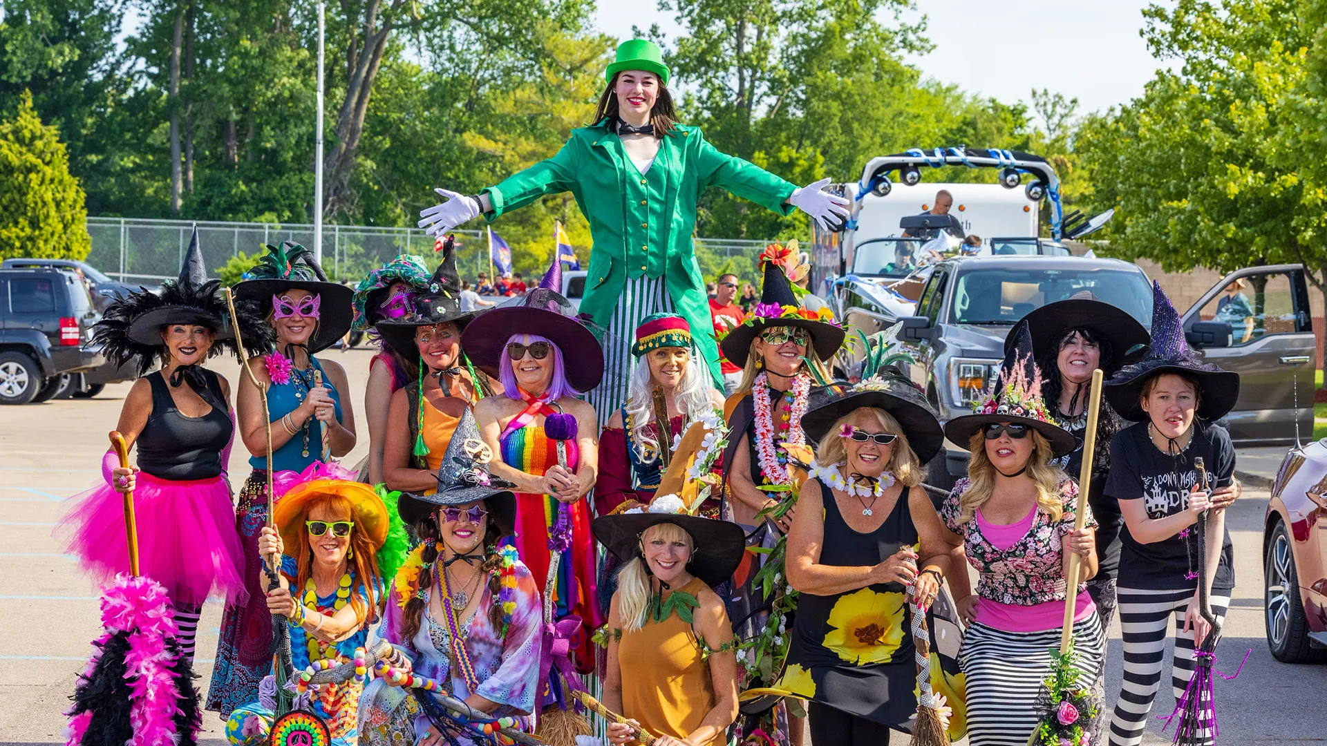 Group of people in costumes