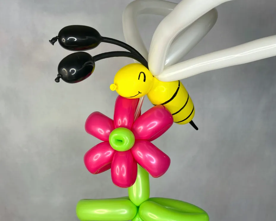 Balloon sculpture of a butterfly