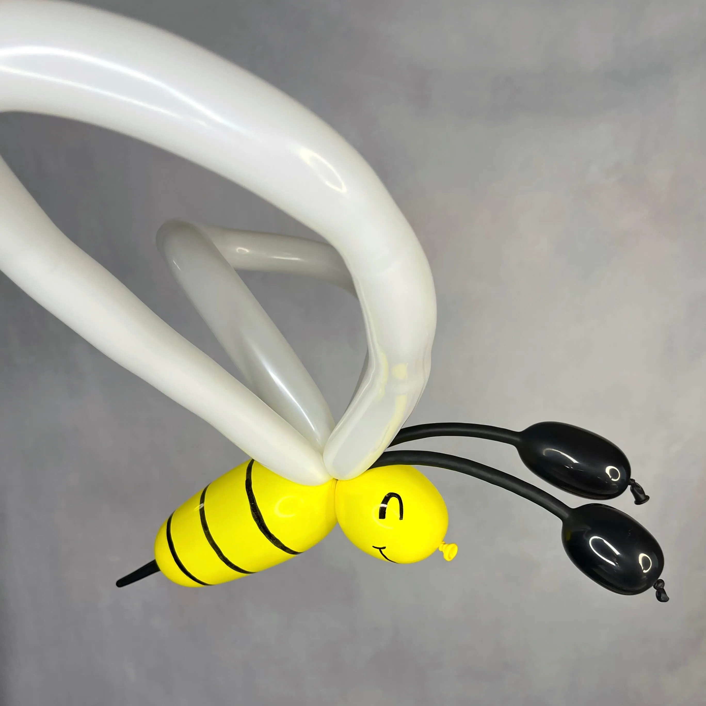 Balloon sculpture of a bee